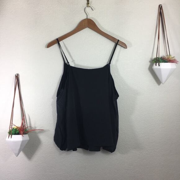 Joie black silk cold shoulder long sleeve top - Picture 9 of 10